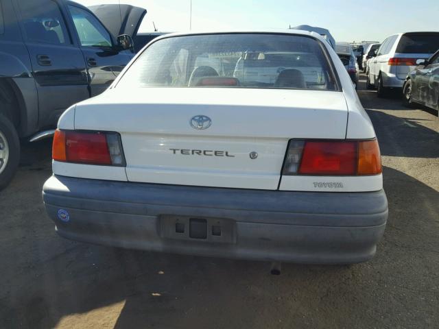 JT2EL46S7R0466589 - 1994 TOYOTA TERCEL STD WHITE photo 10