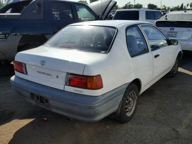 JT2EL46S7R0466589 - 1994 TOYOTA TERCEL STD WHITE photo 4