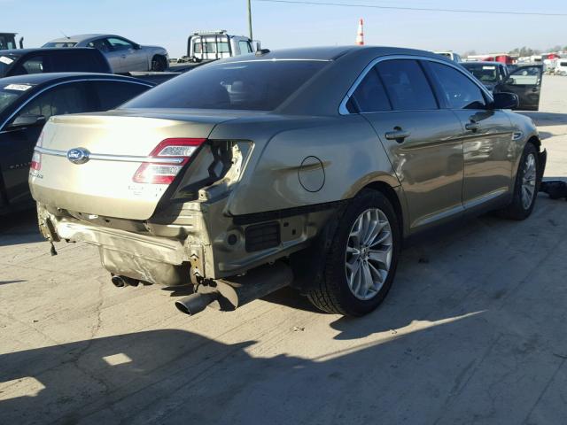 1FAHP2F8XDG210261 - 2013 FORD TAURUS LIM SILVER photo 4