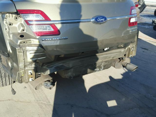 1FAHP2F8XDG210261 - 2013 FORD TAURUS LIM SILVER photo 9