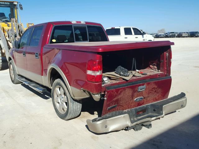 1FTPW12VX8KB39290 - 2008 FORD F150 SUPER RED photo 3