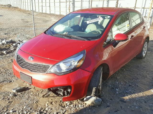 KNADM4A30D6277995 - 2013 KIA RIO LX Շագանակագույն լուսանկար 2