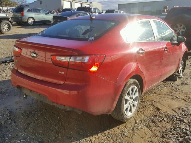 KNADM4A30D6277995 - 2013 KIA RIO LX Շագանակագույն լուսանկար 4