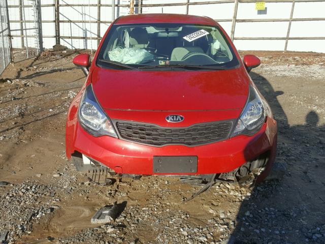 KNADM4A30D6277995 - 2013 KIA RIO LX Շագանակագույն լուսանկար 9