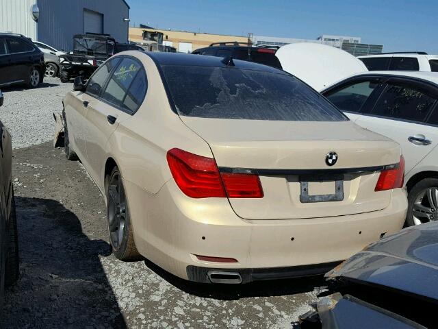 WBAKC6C59BC394509 - 2011 BMW 750 I BEIGE photo 3