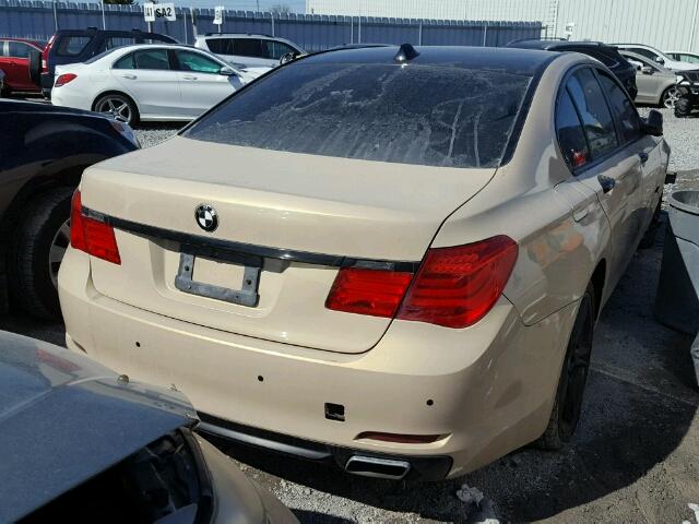 WBAKC6C59BC394509 - 2011 BMW 750 I BEIGE photo 4