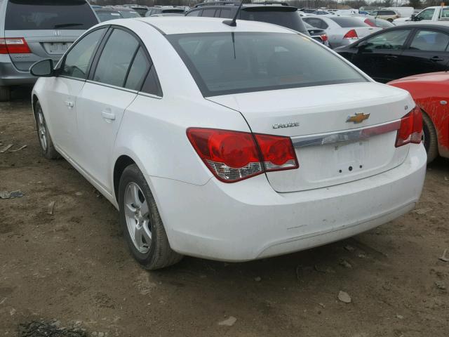 1G1PC5SBXE7160086 - 2014 CHEVROLET CRUZE LT WHITE photo 3