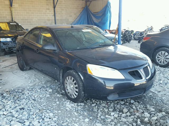 1G2ZF57B584265015 - 2008 PONTIAC G6 VALUE L BLACK photo 1