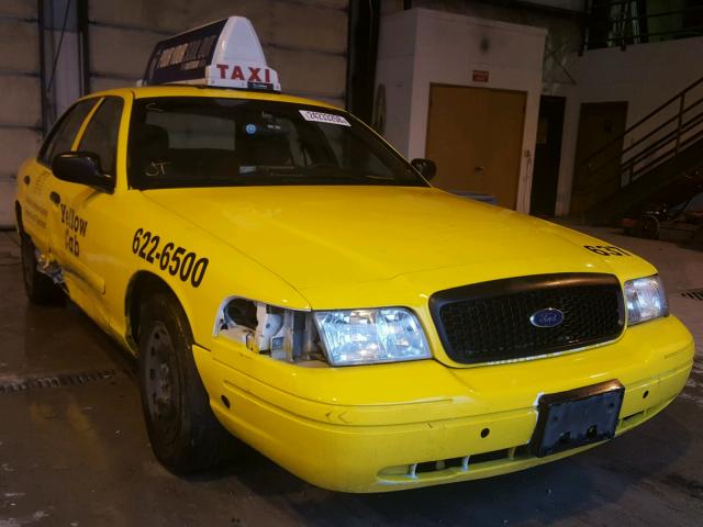 2FAHP71V88X118379 - 2008 FORD CROWN VICT YELLOW photo 1