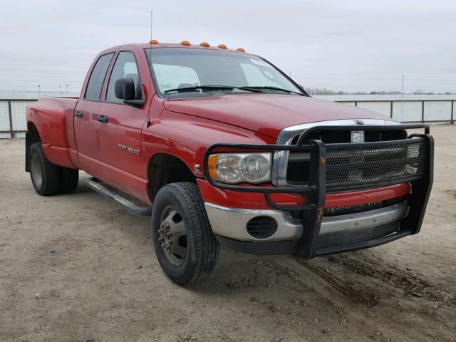 3D7MS48C65G757365 - 2005 DODGE RAM 3500 S RED photo 1