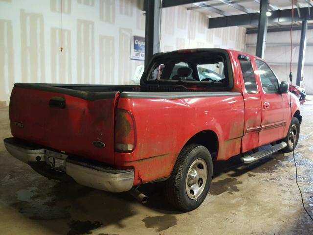 1FTRX17W73NB58555 - 2003 FORD F150 RED photo 4