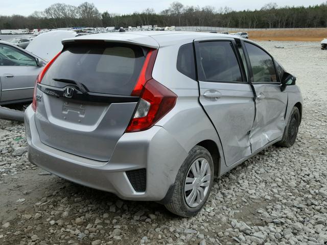 JHMGK5H56GX036958 - 2016 HONDA FIT LX GRAY photo 4