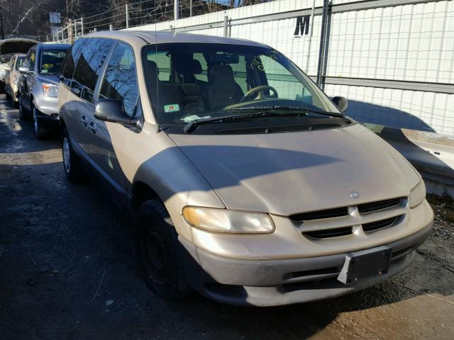 1B4GP45G4YB582009 - 2000 DODGE CARAVAN SE GOLD photo 1