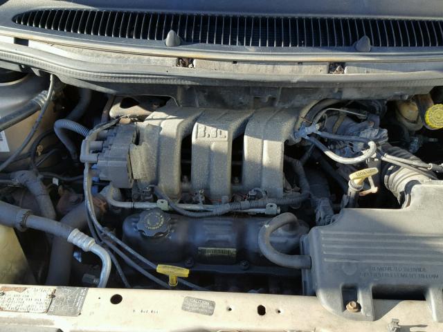 1B4GP45G4YB582009 - 2000 DODGE CARAVAN SE GOLD photo 7