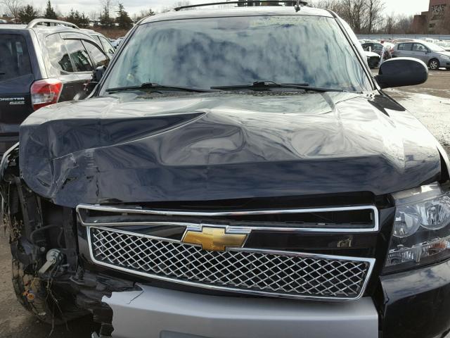 1GNUKBE02AR166847 - 2010 CHEVROLET TAHOE K150 BLACK photo 7