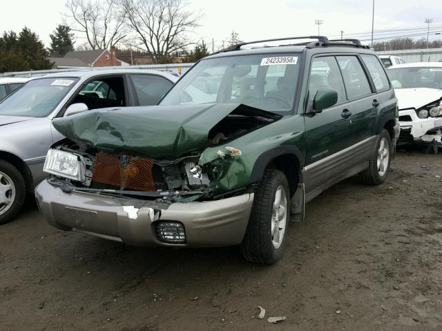 JF1SF65582H714922 - 2002 SUBARU FORESTER S 绿色 照片 2