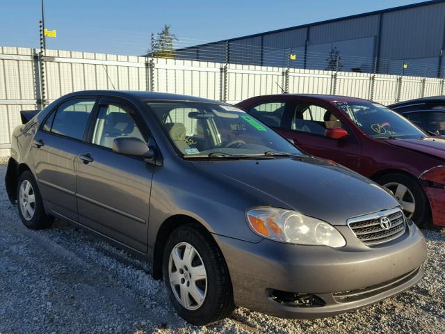 2T1BR32E57C759185 - 2007 TOYOTA COROLLA CE GRAY photo 1