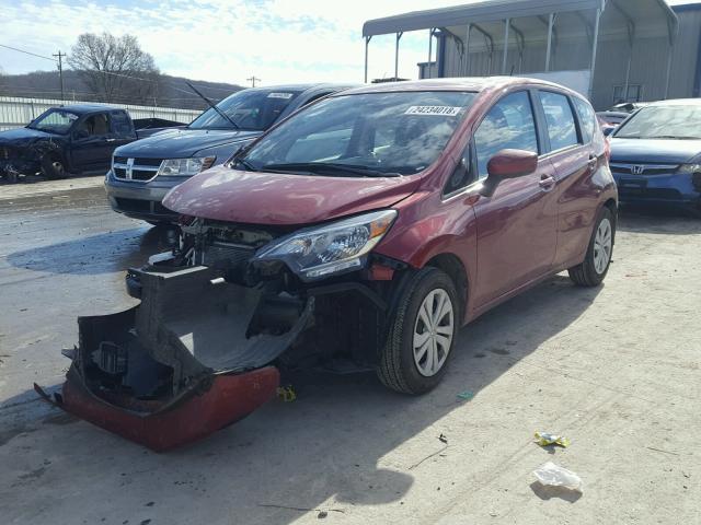 3N1CE2CP6HL376397 - 2017 NISSAN VERSA NOTE BURGUNDY photo 2