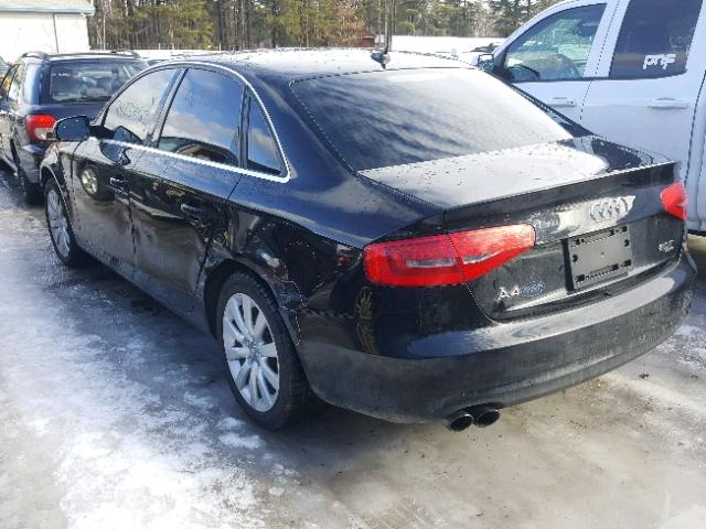 WAUBFAFLXDN006800 - 2013 AUDI A4 PREMIUM BLACK photo 3