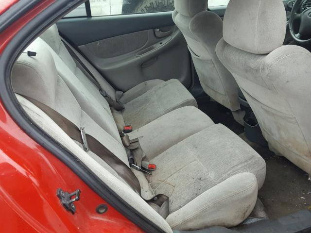 1G3NL52E23C145658 - 2003 OLDSMOBILE ALERO GL RED photo 6