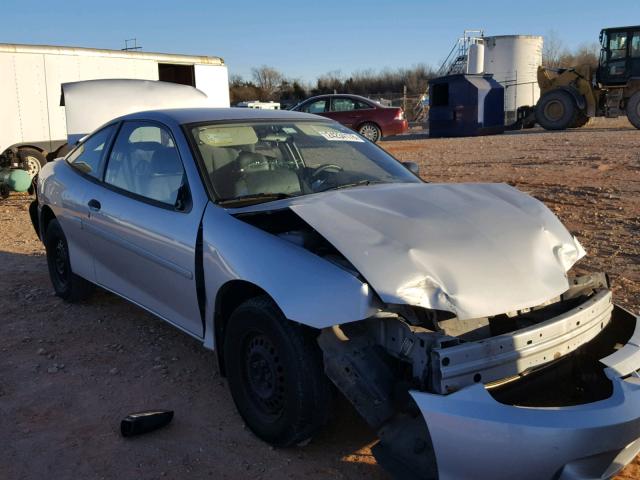 1G1JC12F837340763 - 2003 CHEVROLET CAVALIER SILVER photo 1