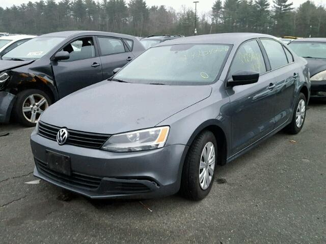 3VW2K7AJ6CM467683 - 2012 VOLKSWAGEN JETTA BASE 灰色 照片 2
