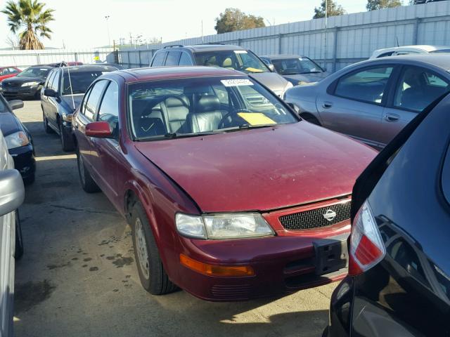 JN1CA21D0ST051090 - 1995 NISSAN MAXIMA GLE BURGUNDY photo 1