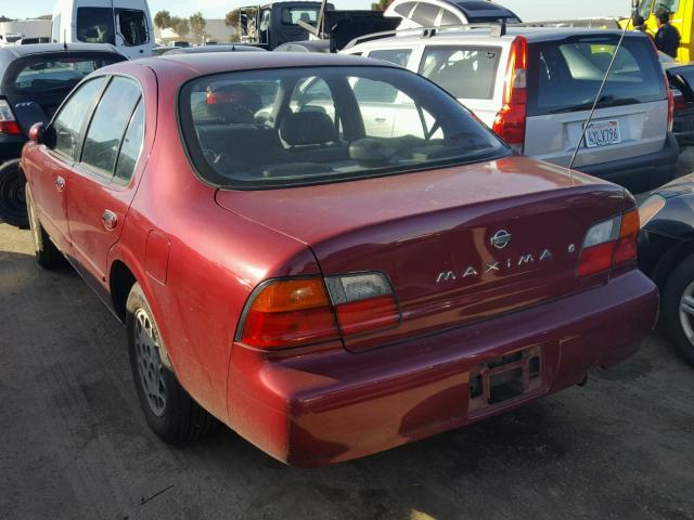 JN1CA21D0ST051090 - 1995 NISSAN MAXIMA GLE BURGUNDY photo 3