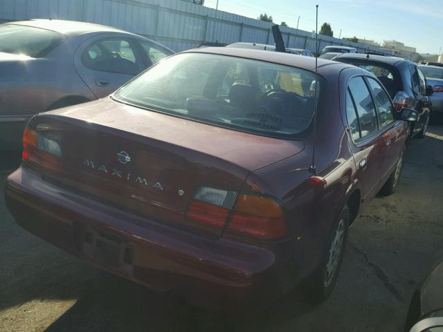 JN1CA21D0ST051090 - 1995 NISSAN MAXIMA GLE BURGUNDY photo 4