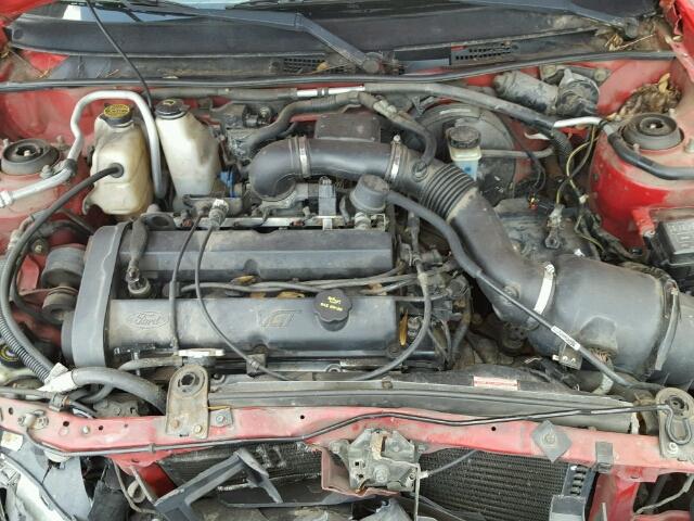 3FAFP11322R226926 - 2002 FORD ESCORT ZX2 RED photo 7