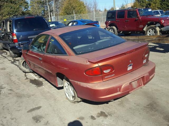 1G1JC1243Y7109629 - 2000 CHEVROLET CAVALIER ORANGE photo 3