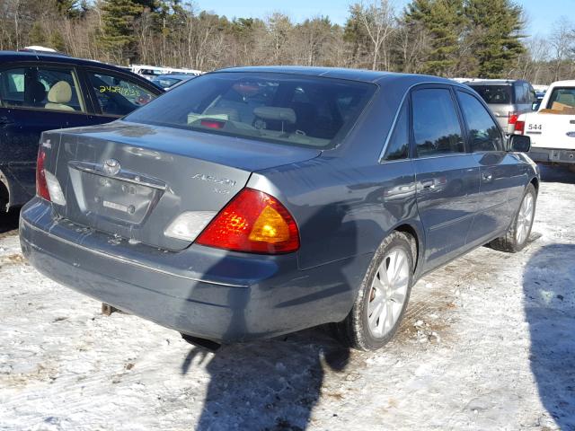 4T1BF28B71U133448 - 2001 TOYOTA AVALON XL GRAY photo 4