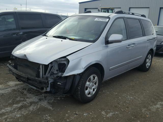 KNDMB233866066850 - 2006 KIA SEDONA EX SILVER photo 2