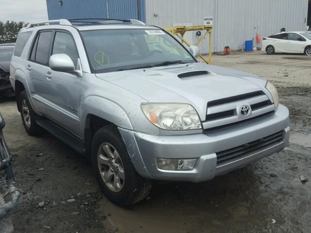 JTEBU14R730018359 - 2003 TOYOTA 4RUNNER SR SILVER photo 1