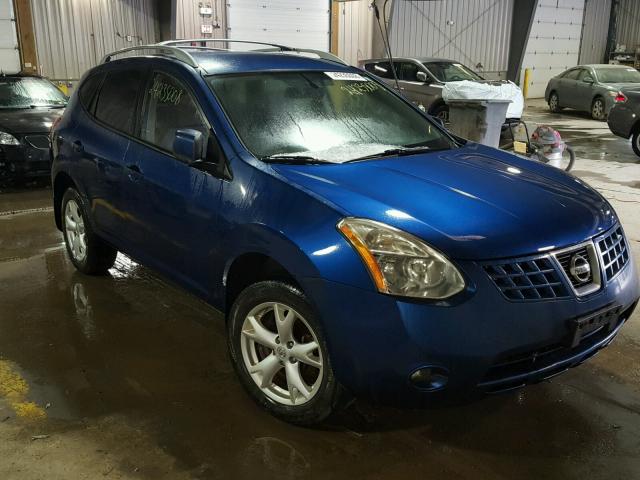 JN8AS58V78W119009 - 2008 NISSAN ROGUE S BLUE photo 1