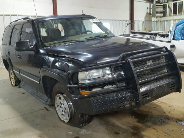 1GNEC13T55R163357 - 2005 CHEVROLET TAHOE C150 BLACK photo 1