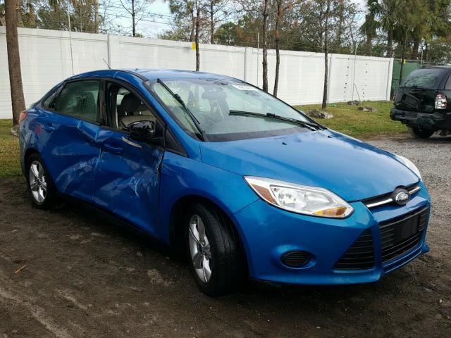 1FADP3F25EL115339 - 2014 FORD FOCUS SE BLUE photo 1