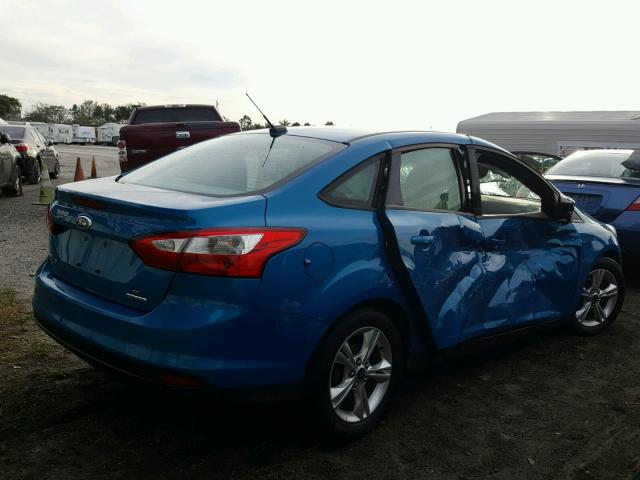 1FADP3F25EL115339 - 2014 FORD FOCUS SE BLUE photo 4