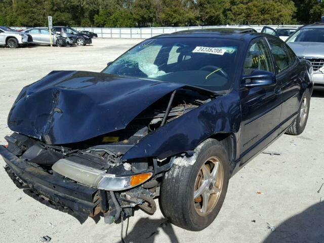 1G2WP52K02F152009 - 2002 PONTIAC GRAND PRIX BLUE photo 2