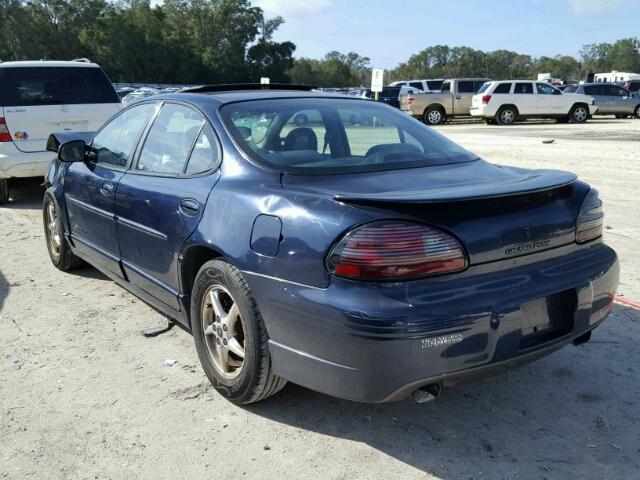 1G2WP52K02F152009 - 2002 PONTIAC GRAND PRIX BLUE photo 3