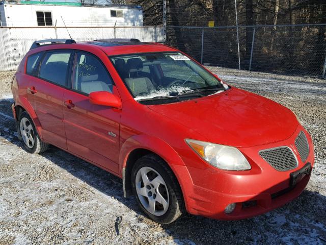 5Y2SM638X5Z445527 - 2005 PONTIAC VIBE RED photo 1