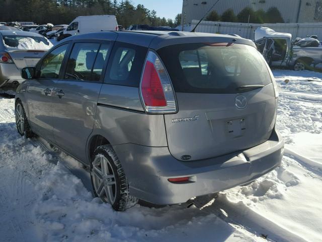 JM1CR2WL6A0383539 - 2010 MAZDA 5 GRAY photo 3