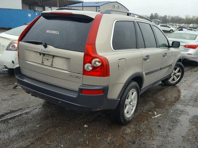 YV1CN59H441035123 - 2004 VOLVO XC90 BEIGE photo 4