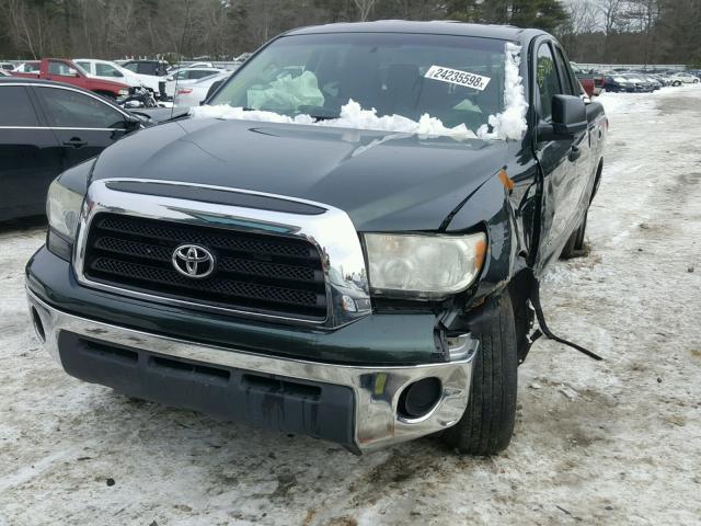 5TBBT54147S451125 - 2007 TOYOTA TUNDRA DOU GREEN photo 2