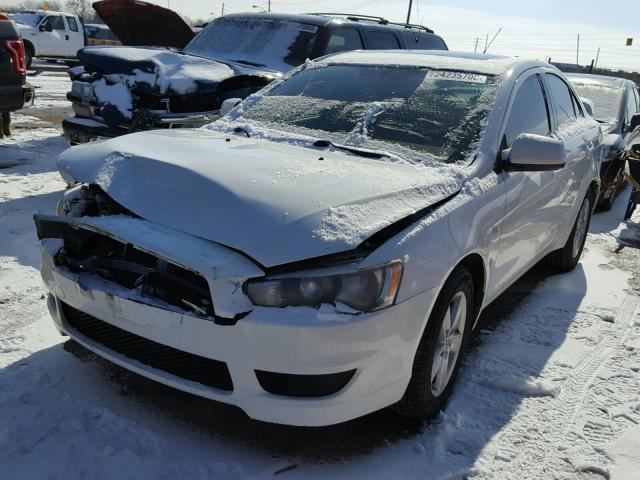 JA3AU26U58U015658 - 2008 MITSUBISHI LANCER ES WHITE photo 2