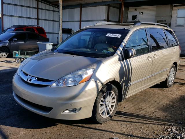 5TDZK22C08S182165 - 2008 TOYOTA SIENNA XLE BEIGE photo 2