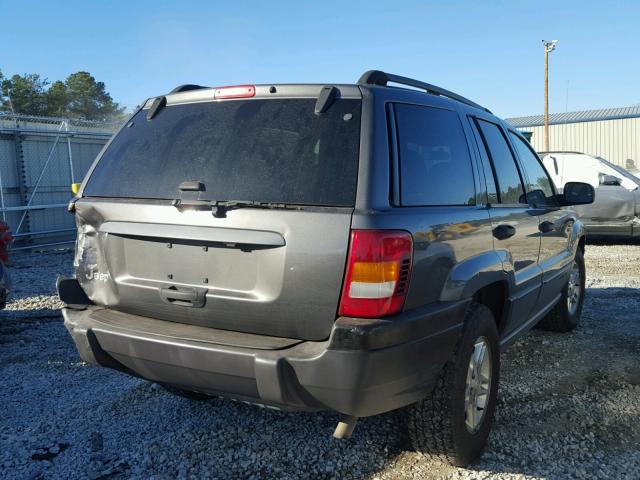 1J4GX48S83C618624 - 2003 JEEP GRAND CHER GRAY photo 4