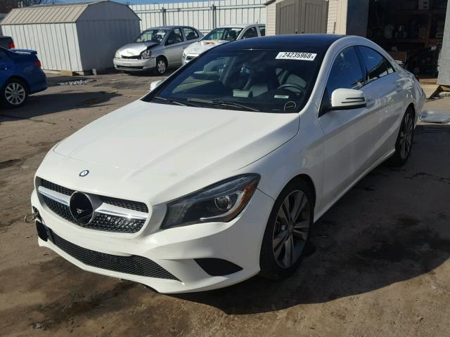 WDDSJ4EB8EN040155 - 2014 MERCEDES-BENZ CLA 250 WHITE photo 2