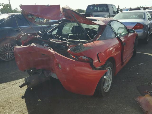 4A3AK44Y4XE043367 - 1999 MITSUBISHI ECLIPSE GS RED photo 4