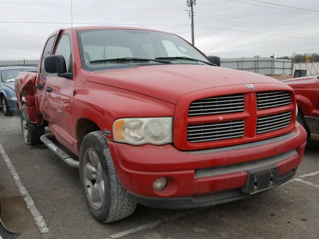 1D7HA18D74S675874 - 2004 DODGE RAM 1500 S RED photo 1